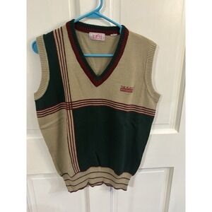Vintage 70s-80s  Aurea The Players Championship Sweater Vest Rare Find